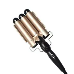 GENERICO - Rizadora Tipo Wafflera para El Cabello Color Dorado