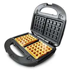 MERTEC - Sanduchera 3 En 1 - Acero Inoxidable