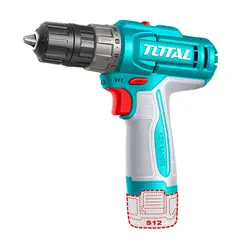 TOTAL TOOLS - Taladro Inalámbrico Chuck 0.8-10mm Bat (1/32-3/8") 12V 20nm C/1 Bat Tipo C 1.5ah Sin Cargador Tdli122061