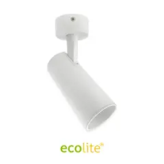 ECOLITE - Spot Sobreponer Gu10 Blanco