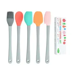TRIPLE CLEAN - Mini Set de 5 Espátulas de Cocina