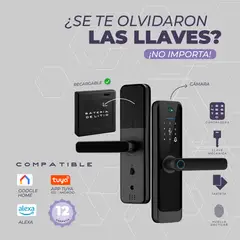 HEXA - Cerradura Digital Inteligente Con Cámara y Batería de Litio Hxc-18
