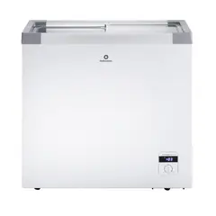 INDURAMA - Congelador Tapa Vidrio 204 Litros Digital