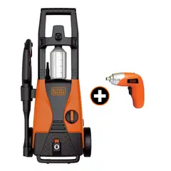 BLACK+DECKER - Hidrolavadora 1512Psi + Atornillador 3.6 B+D