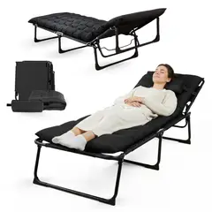 GENERICO - Cama Catre Acolchada Portátil Ligera Camping Exterior