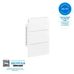 VTA PLUS - Interruptor Smart Inteligente Triple Luxe Iot