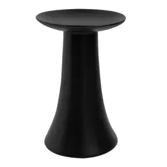 MARRES - Candelabro Cerámica Pequeña 11x19 Cm Negro Nara