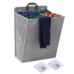 ENERGY PLUS - Canasta de Ropa Sucia Plegable para Puerta O Pared Colgante