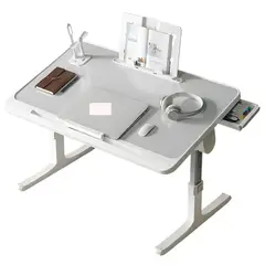 52 BITS - Mesa Laptop Ajustable Con Luz y Ventilador Ergonómica