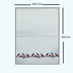 JUST HOME COLLECTION - Set x 2 Limpion 350 Gm 40*70 x 2sublime Pajaros y Manzanas