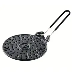 VICTORIA - Parrilla para Arepas 20cm Hierro Esmaltado Negro Libre de PFOA