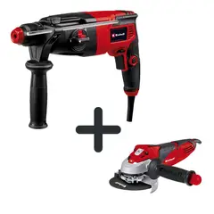 EINHELL - Rotomartillo SDS Plus + Pulidora 720 W Protección de Polvo