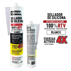 COVO - Sellador De Silicona Blanca Rtv