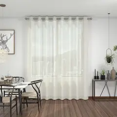 JUST HOME COLLECTION - Cortina Velo Siena 280x220 cm Linen