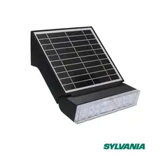 SYLVANIA - Aplique de Pared Solar LED Sirius 8w 1200 Lúmenes Luz Neutra