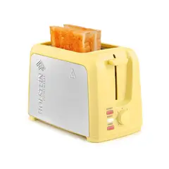 HOLSTEIN HOUSEWARES - Tostadora Compacta De Dos Rebanadas Con Ranuras Extra Anchas Holstein