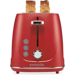 PROCTOR SILEX - Tostadora De 2 Rebanadas Con Función Bagel Y Control De Dorado Ajustable