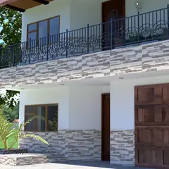 EUROCERAMICA - Pared Cerámica Janeiro Gris 31x60 cm Caja 1.86 m2