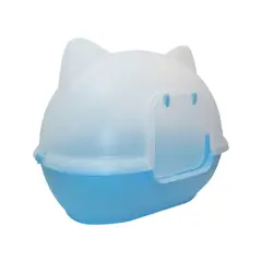 PET CENTER - Arenera Para Gatos 59x43x49cm Mediano Azul