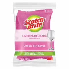 SCOTCH BRITE - Esponja Cero Raya Rosada x 1 3m