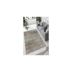 undefined - Alfombra para Sala Rectangular Oriental Ambrah Resistente a Manchas y Fácil de Limpiar 61cm x 91cm