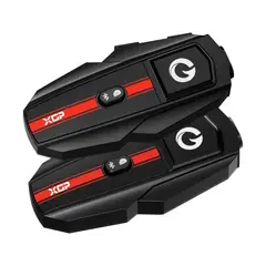 undefined - Auriculares Bluetooth para Casco de Motocicleta con Intercomunicador y Cancelación de Ruido
