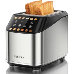 undefined - Tostadora Inteligente Secura 2 Rebanadas Pantalla Táctil con 6 Niveles