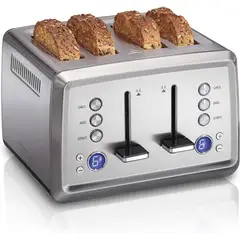 HAMILTON BEACH - Tostadora Digital De 4 Rebanadas Con Ranuras Extra Anchas