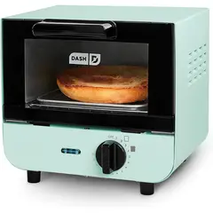 DASH - Mini Horno Tostador 4 en 1 Aqua Auto Shut Off Compacto y Eficiente