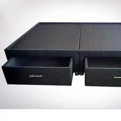 PLUMA HOME - Base Cama Cajones Estilo Romano Semidoble