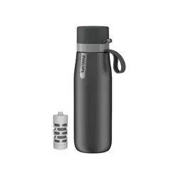 PHILIPS - Botella Filtrante Cooler En Acero Inoxidable 550 ml Gris