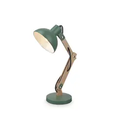 ILUMAX - Lámpara de Escritorio 1 Luz E27 Verde