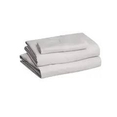 MY HOME STORE - Juego de Sábanas Gris Claro – Microtex King