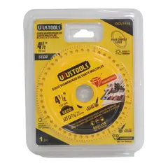 UYUSTOOLS - Disco Diamantado de Corte Multiples Seco Húmedo 4 1/2 Pulgadas 115 mm D.eje 7/8"