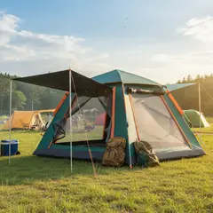 KLIMBER - Carpa Para Camping de Armado Automático Para 4 Personas