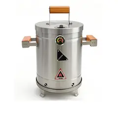 MR BEEF - Barril Asador Acero Inoxidable 430 56x30 cm Mini Power