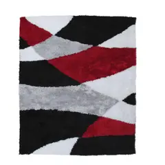 GENERICO - Tapete Alfombra Moderna 120 x 170 Cms Rojo