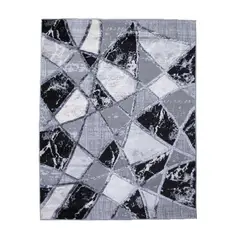 GENERICO - Tapete Alfombra Pie de Cama Turquia 60 x 110 Cms Gris