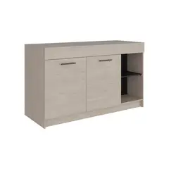 JUST HOME COLLECTION - Barra de Cocina Luna Cotta+Wengue 90x150x60.2 Cm