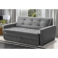 PLUMA HOME - Sofacama Renovece Grey 2 puestos Multifuncional