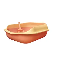 PET CENTER - Bandeja Gato Con Pala 47x39x37 cm Pqn Rosa