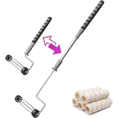 undefined - Juego de Rodillo de Pintura Ajustable con Extensión para Acabados Profesionales
