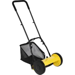 KARSON - Cortacésped Manual 1330 Recolectera 25 Litros Ancho De Corte 30 Cm