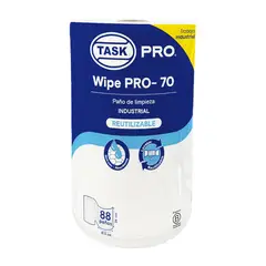 TASKPRO - Paño Reutilizable 70 Task Pro x88 Unidades en Material de Polipropileno y Celulosa Color Blanco