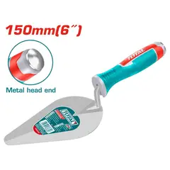 TOTAL TOOLS - Espátula Albañil en Acero de Carbono con Mango Plástico 6"