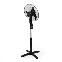 HOME ELEMENTS - Ventilador de Pedestal Negro Caja x 1