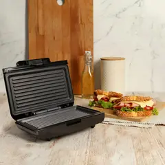 HOME ELEMENTS - Sanduchera Negra Grill