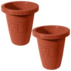 ENERGY PLUS - Matera Redonda 4.5L Elegante Para Jardín Y Espacios Modernos