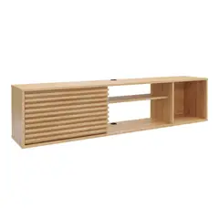 MADERKIT - Mesa Tv Flotante Nori 37x160x30cm Panela