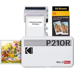 KODAK - Impresora Fotográfica Portátil Mini 2 Retro Con Bluetooth Para Fotos Duraderas